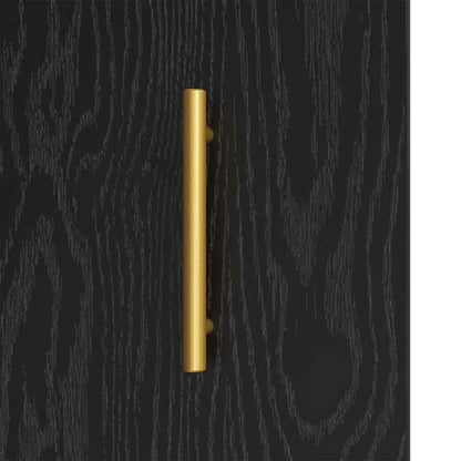 Credenza Rovere nero 34 x 34,5 x 90 cm Legno multistrato