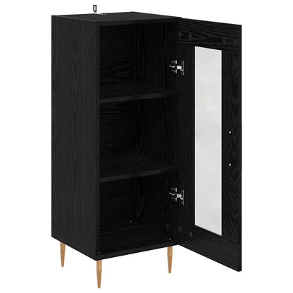 Credenza Rovere nero 34 x 34,5 x 90 cm Legno multistrato