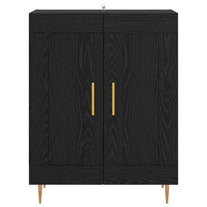 Credenza Rovere Nero 69,5 x 34 x 90 cm
