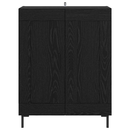 Credenza Rovere Nero 69,5 x 34 x 90 cm