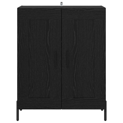 Credenza Rovere Nero 69,5 x 34 x 90 cm