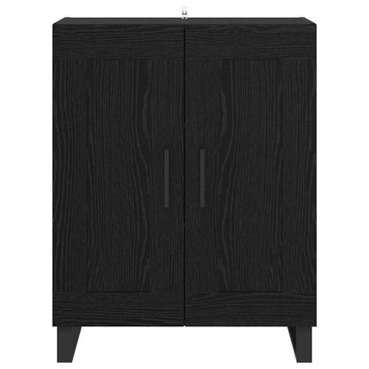 Credenza Rovere Nero 69,5 x 34 x 90 cm