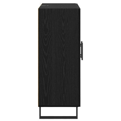 Credenza Rovere Nero 69,5 x 34 x 90 cm