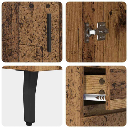 Credenza con cassetto Legno vecchio 69,5 x 34 x 90 cm