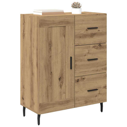 Credenza con cassetto Rovere artigianale 69,5 x 34 x 90 cm