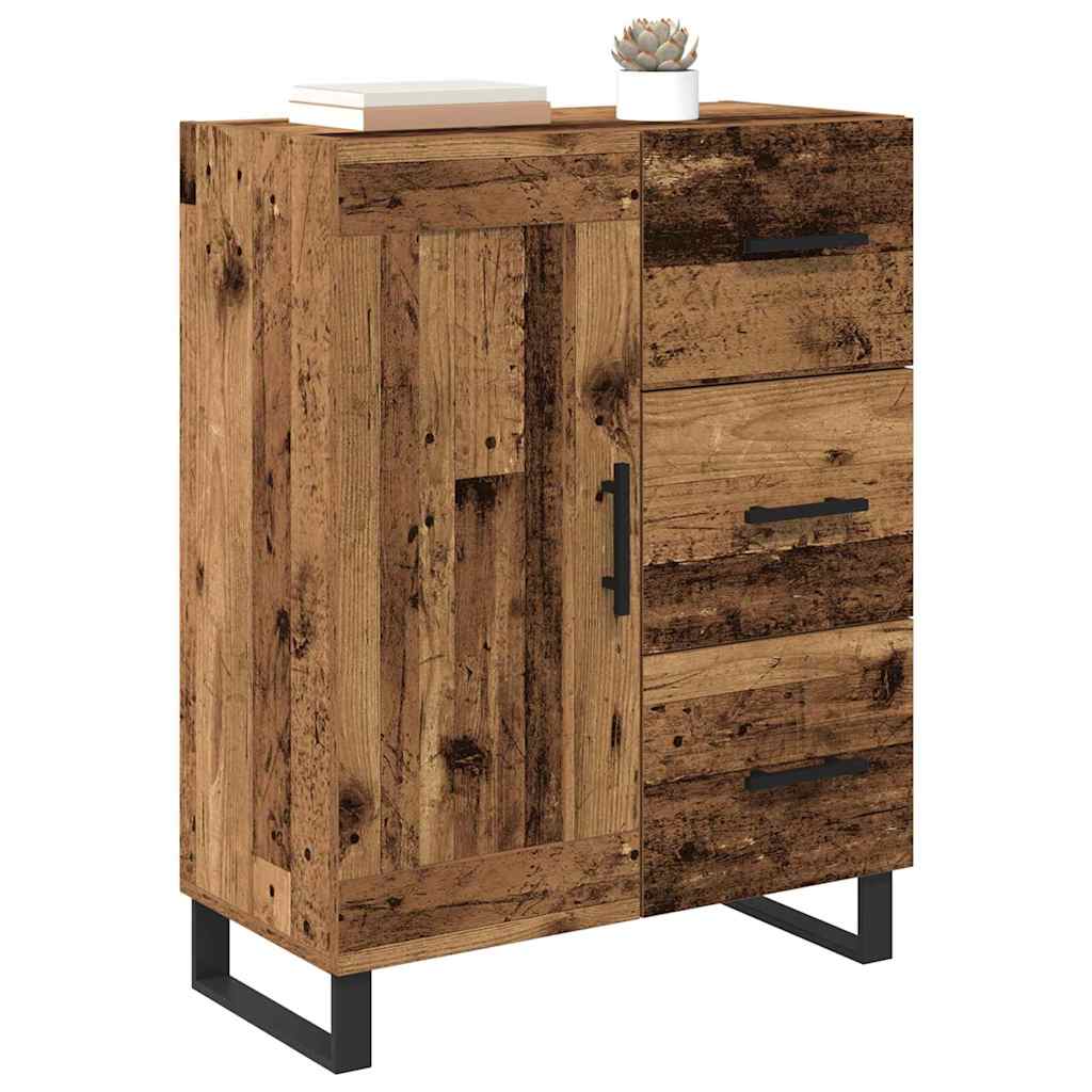 Credenza con cassetto Legno vecchio 69,5 x 34 x 90 cm