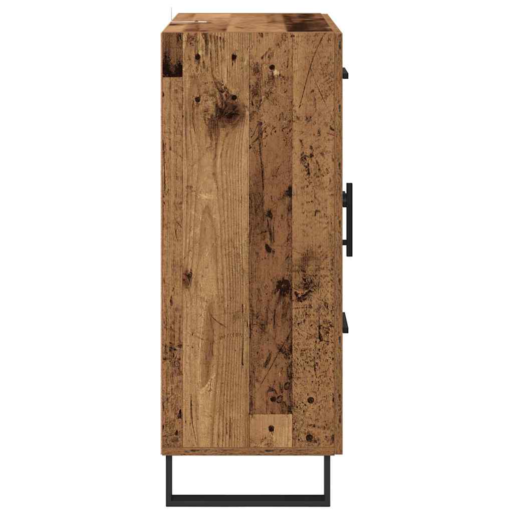 Credenza con cassetto Legno vecchio 69,5 x 34 x 90 cm