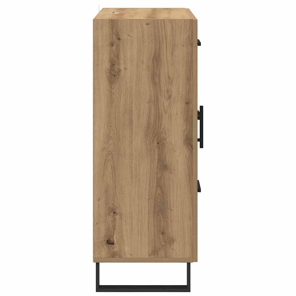 Credenza con cassetto Rovere artigianale 69,5 x 34 x 90 cm