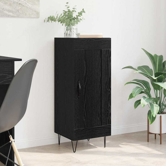 Credenza Rovere Nero 34,5 x 34 x 90 cm