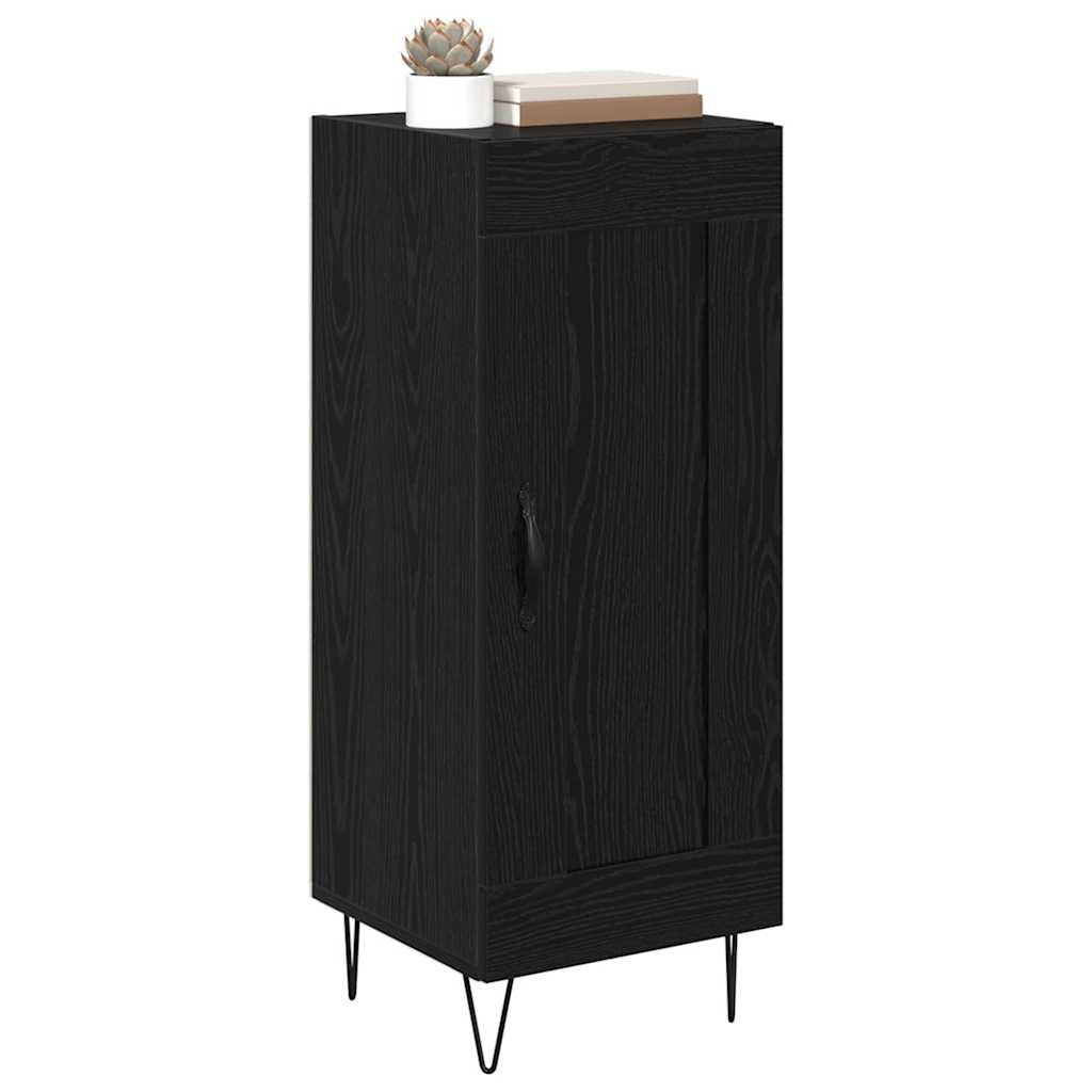 Credenza Rovere Nero 34,5 x 34 x 90 cm