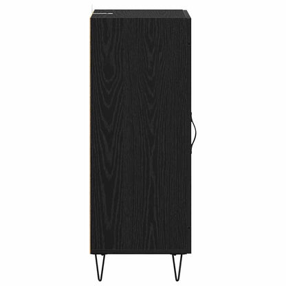 Credenza Rovere Nero 34,5 x 34 x 90 cm