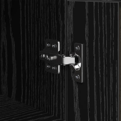 Credenza Rovere Nero 34,5 x 34 x 90 cm