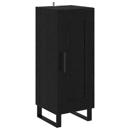 Credenza Rovere Nero 34,5 x 34 x 90 cm