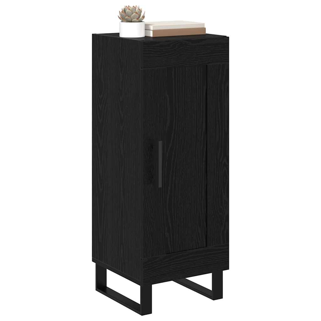 Credenza Rovere Nero 34,5 x 34 x 90 cm