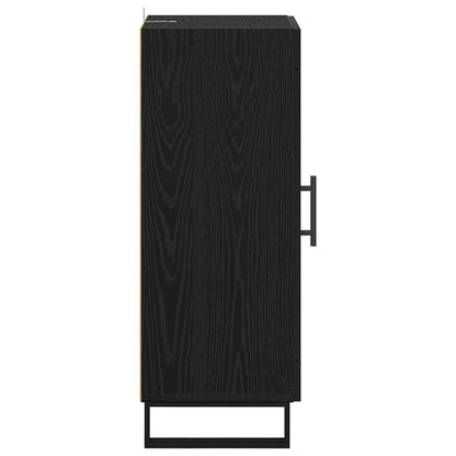 Credenza Rovere Nero 34,5 x 34 x 90 cm
