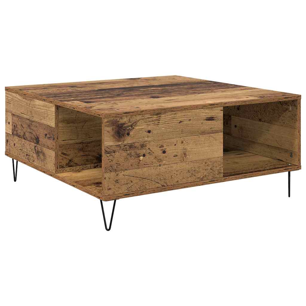 Tavolino da salotto Legno vecchio 80 x 80 x 36,5 cm