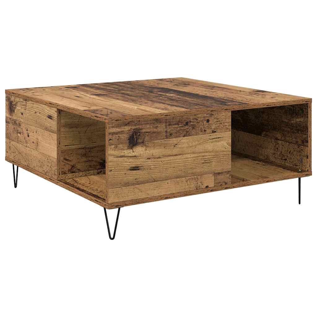 Tavolino da salotto Legno vecchio 80 x 80 x 36,5 cm