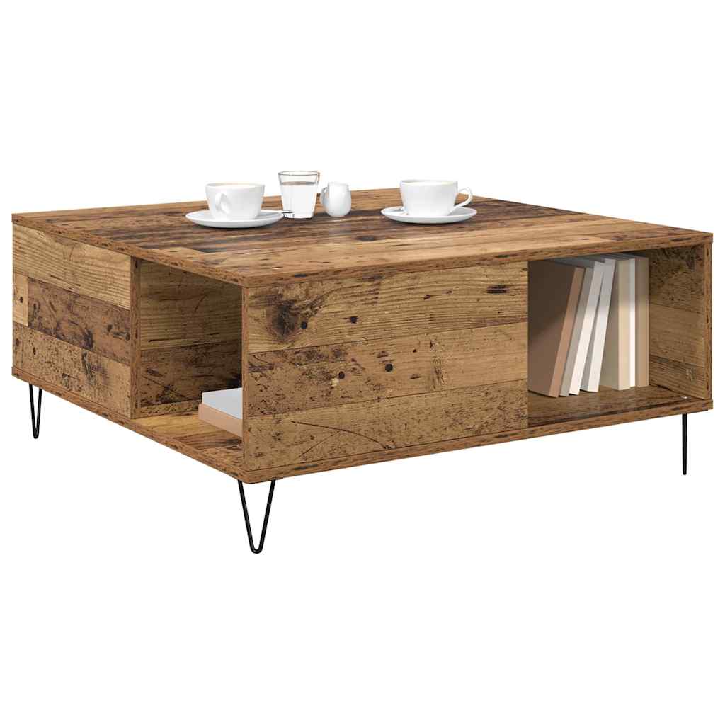 Tavolino da salotto Legno vecchio 80 x 80 x 36,5 cm
