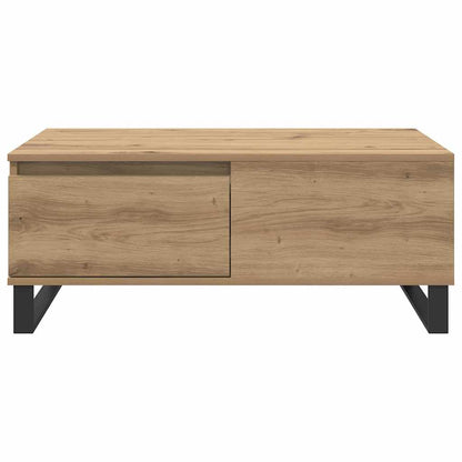 Tavolino da salotto Rovere artigianale 90 x 50 x 36,5 cm