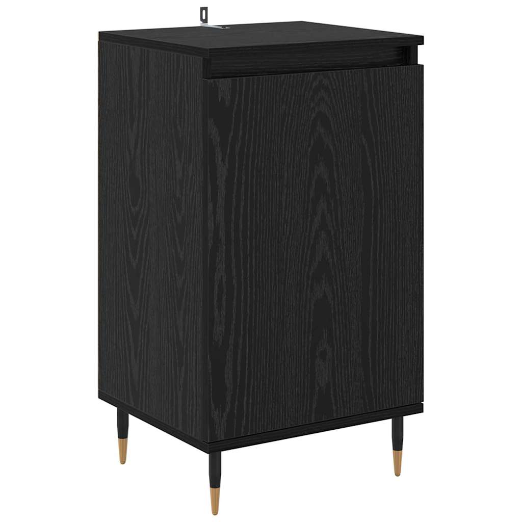 Credenza 2 pcs Rovere Nero 40 x 35 x 70 cm