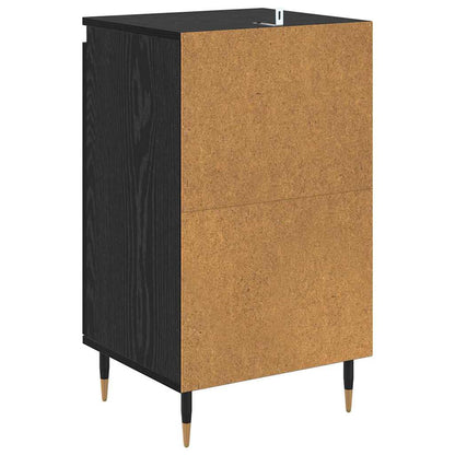 Credenza 2 pcs Rovere Nero 40 x 35 x 70 cm