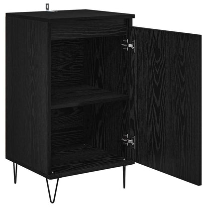Credenza Rovere Nero 40 x 35 x 70 cm Legno multistrato