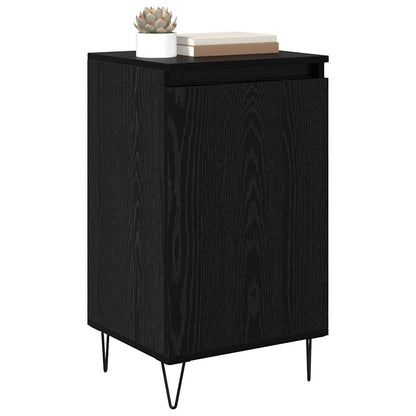 Credenza Rovere Nero 40 x 35 x 70 cm Legno multistrato