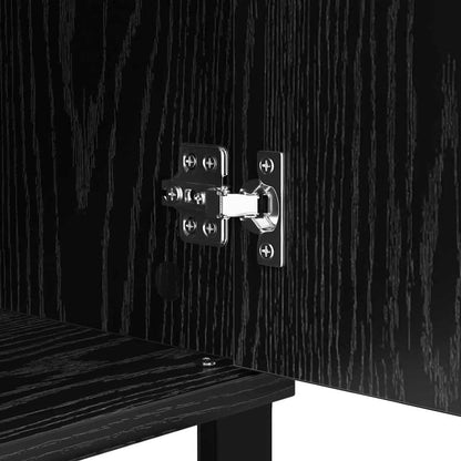 Credenza Rovere Nero 40 x 35 x 70 cm Legno multistrato