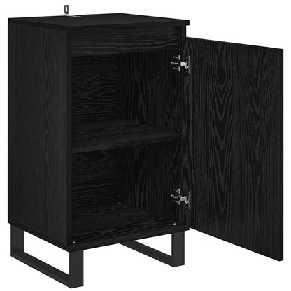 Credenza Rovere Nero 40 x 35 x 70 cm Legno multistrato