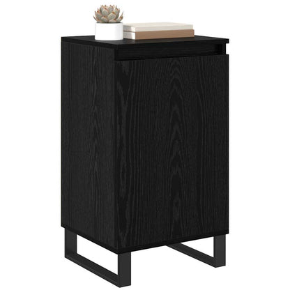 Credenza Rovere Nero 40 x 35 x 70 cm Legno multistrato