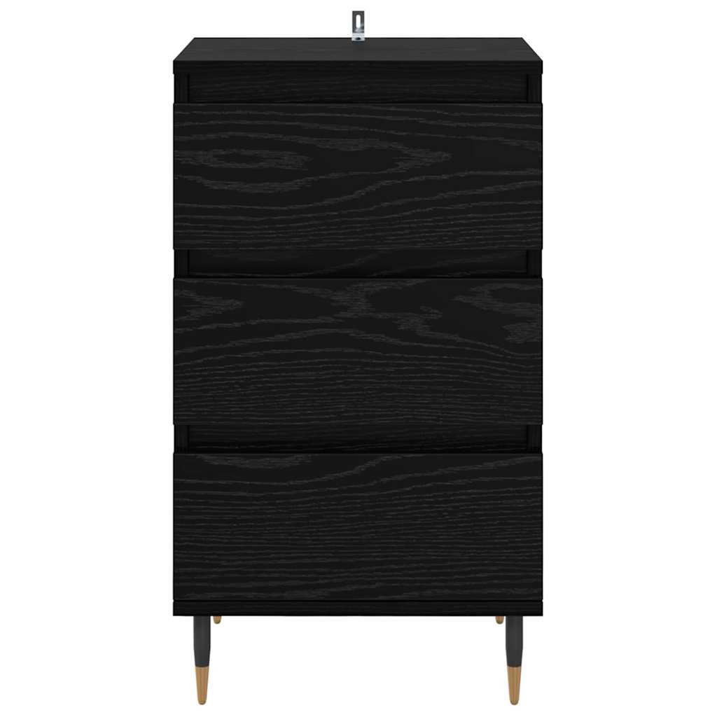 Credenza Rovere nero 35 x 40 x 70 cm Legno multistrato