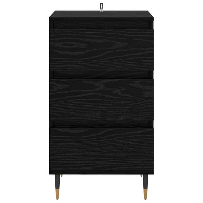 Credenza Rovere nero 35 x 40 x 70 cm Legno multistrato
