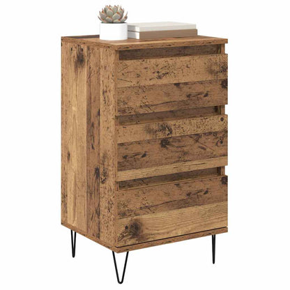 Credenza con cassetto Legno vecchio 40 x 35 x 70 cm