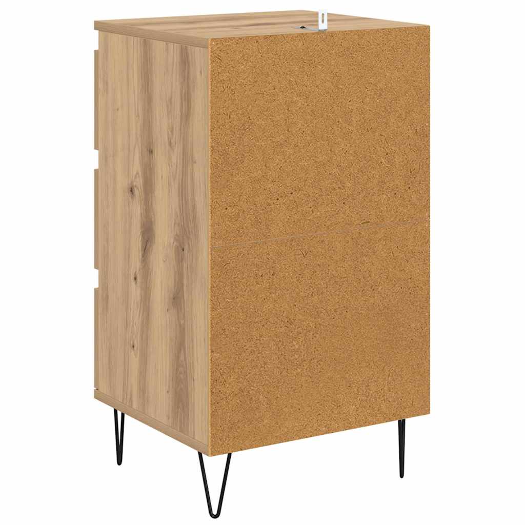 Credenza con cassetto Rovere artigianale 40 x 35 x 70 cm
