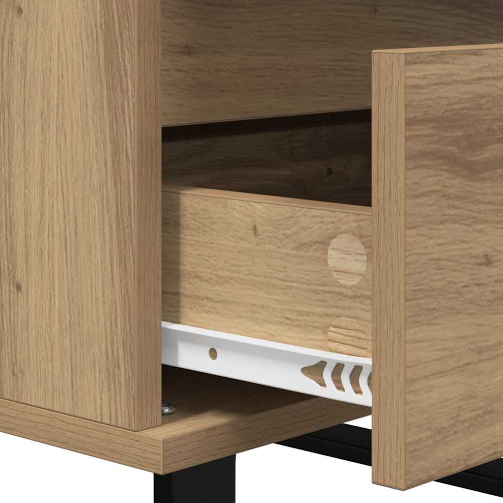 Credenza con cassetto rovere artigianale Legno multistrato