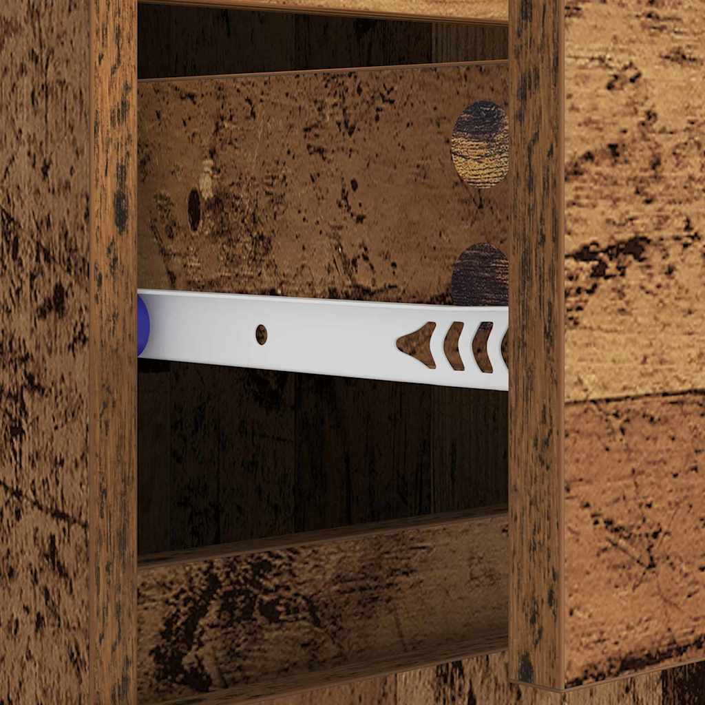 Credenza con cassetto Legno vecchio 60 x 35 x 70 cm