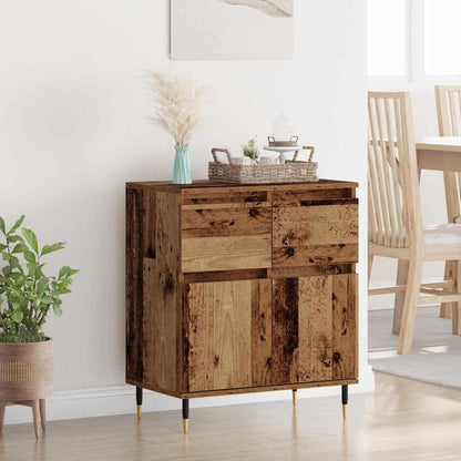 Credenza con cassetto Legno vecchio 60 x 35 x 70 cm