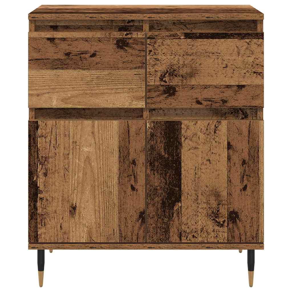 Credenza con cassetto Legno vecchio 60 x 35 x 70 cm
