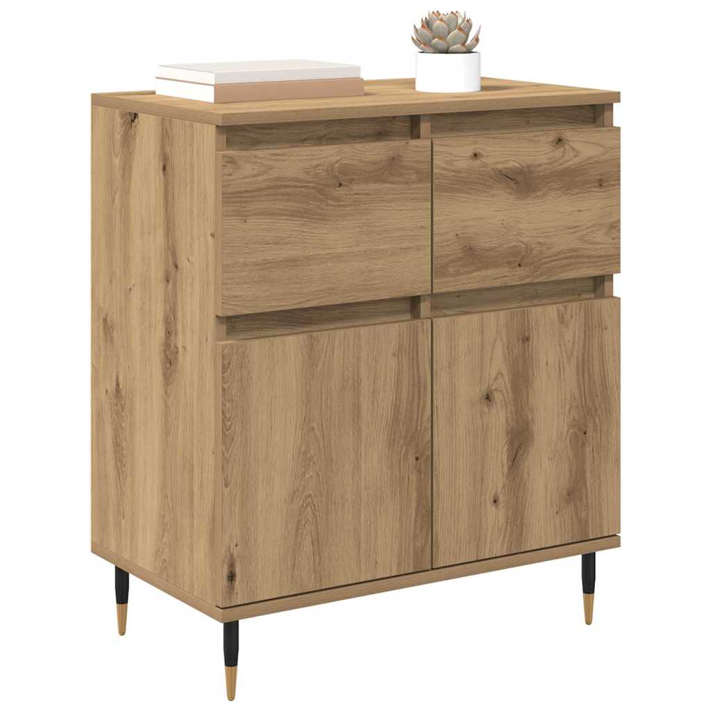 Credenza con cassetto Rovere artigianale 60 x 35 x 70 cm