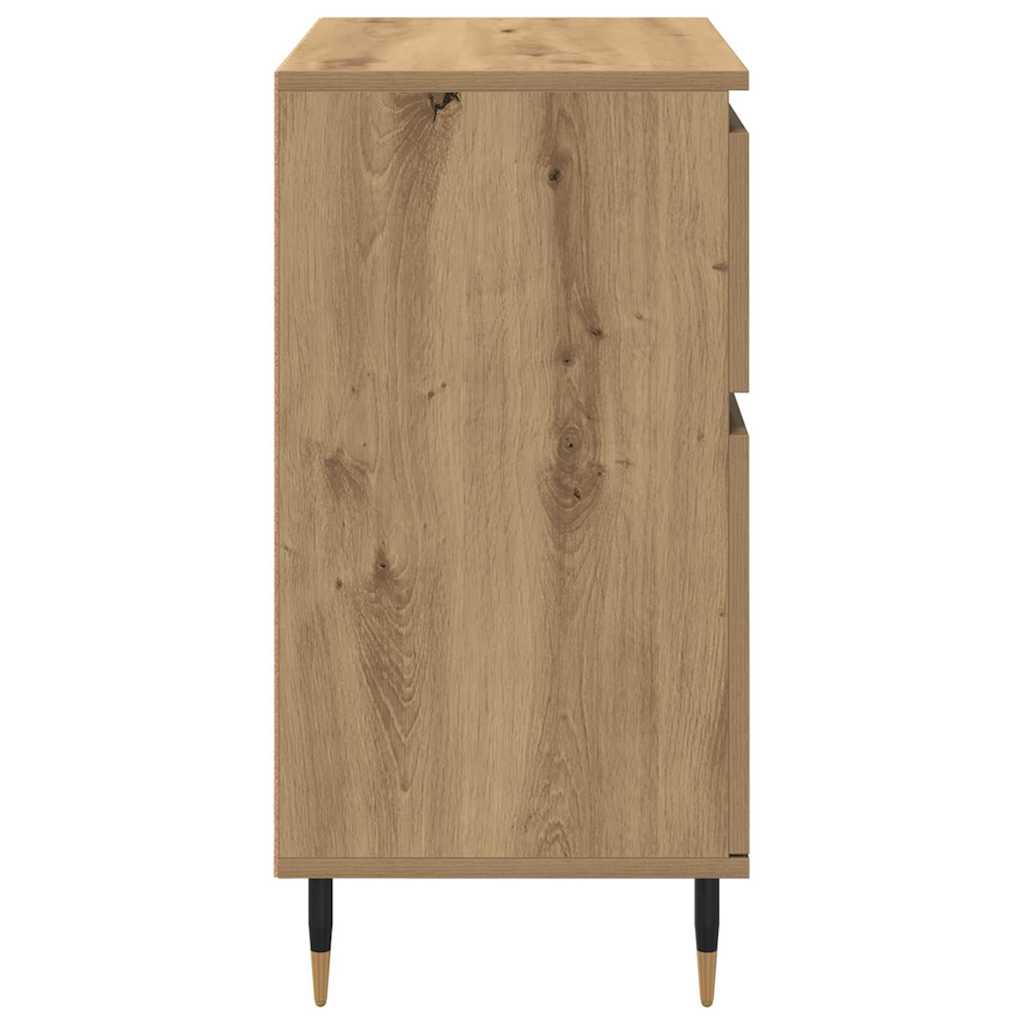 Credenza con cassetto Rovere artigianale 60 x 35 x 70 cm