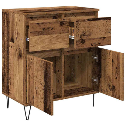 Credenza con cassetto Legno vecchio 60 x 35 x 70 cm