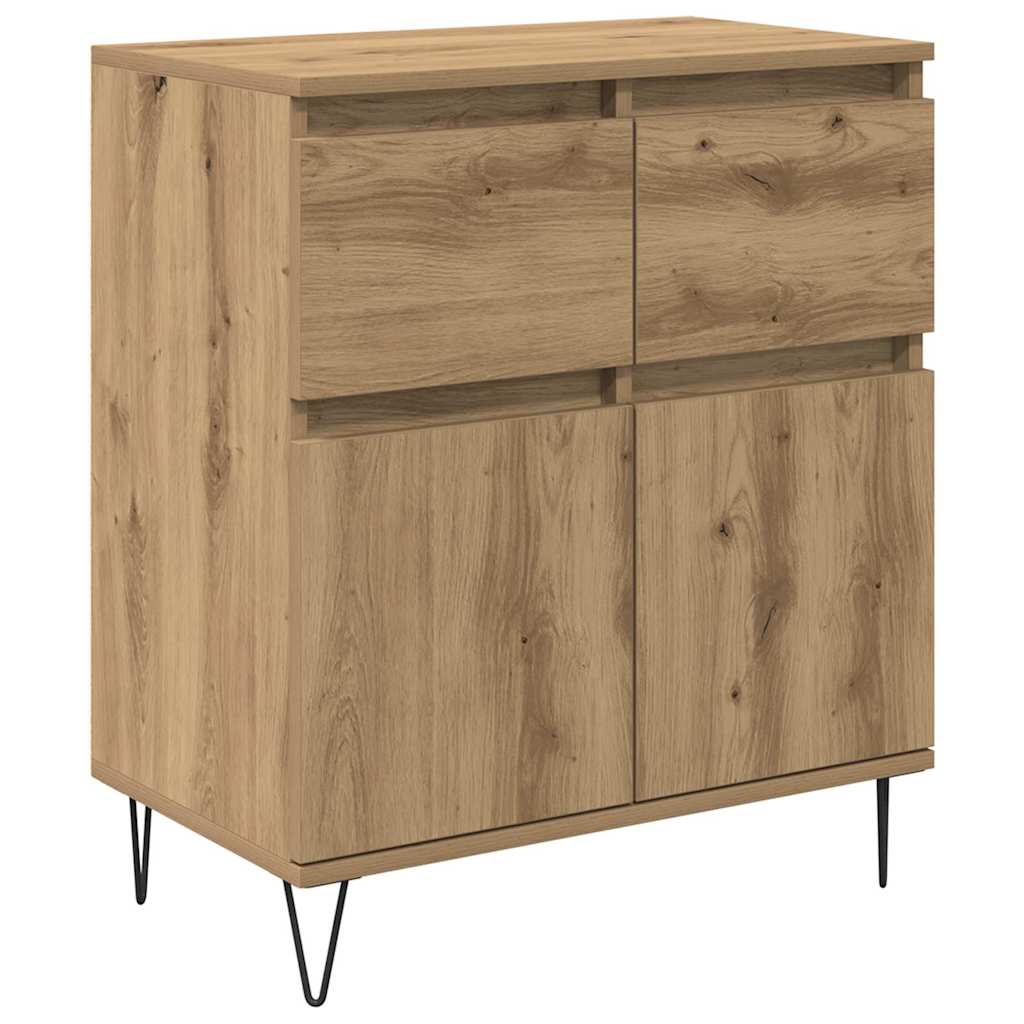 Credenza con cassetto Rovere artigianale 60 x 35 x 70 cm
