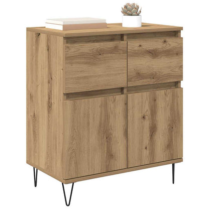 Credenza con cassetto Rovere artigianale 60 x 35 x 70 cm