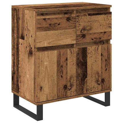 Credenza con cassetto Legno vecchio 60 x 35 x 70 cm