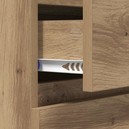 Credenza con cassetto Rovere artigianale 60 x 35 x 70 cm