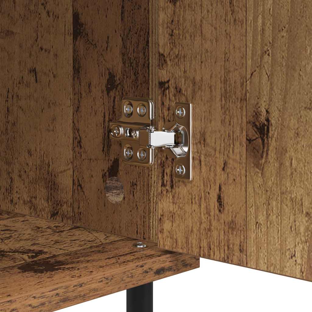 Credenza con cassetto Legno vecchio 40 x 35 x 70 cm