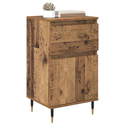 Credenza con cassetto Legno vecchio 40 x 35 x 70 cm