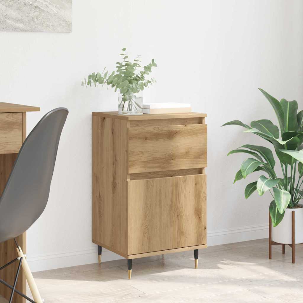 Credenza con cassetto Rovere artigianale 40 x 35 x 70 cm