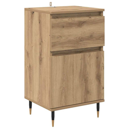 Credenza con cassetto Rovere artigianale 40 x 35 x 70 cm