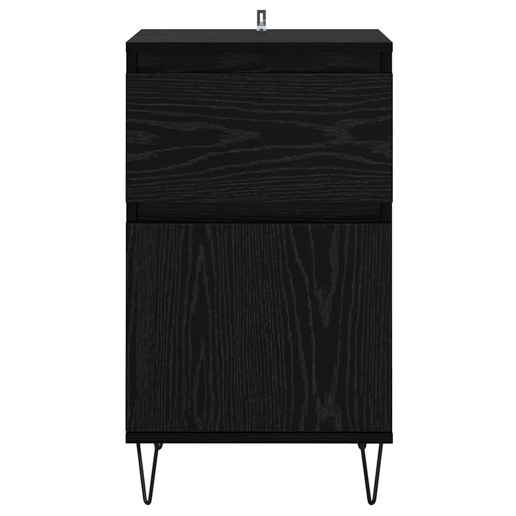 Credenza Rovere nero 35 x 40 x 70 cm Legno multistrato